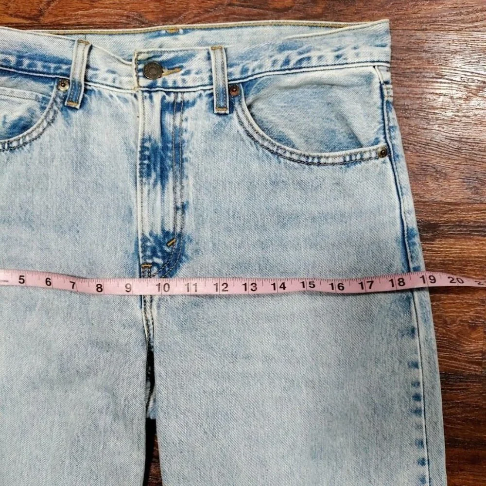 Levis Premium Light Wash Cropped Straight-Leg Jeans 27 - Picture 6 of 12